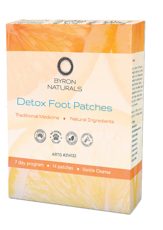Byron Naturals Foot Patches Detox X 14 Patches (7 Pairs)
