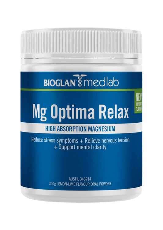Bioglan Medlab Mg Optima Relax **sell Through**