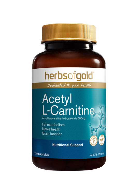 Herbs Of Gold Acetyl L Carnitine 120c