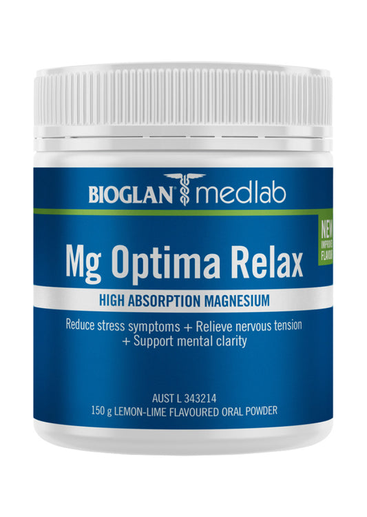 Bioglan Medlab Mg Optima Relax **sell  Through**